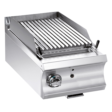 Grelhador Pedra-Lávica a Gás 370x640mm Linha 900 TOP