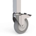 Conjunto 6 Rodas Galvanizadas 125mm