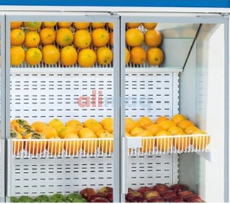 Kit Prateleiras Inclinadas para Frutas e Legumes