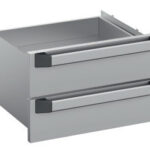 Kit Gavetas GN2/1 p/ Suporte Inox MAGISTRA PLUS 700