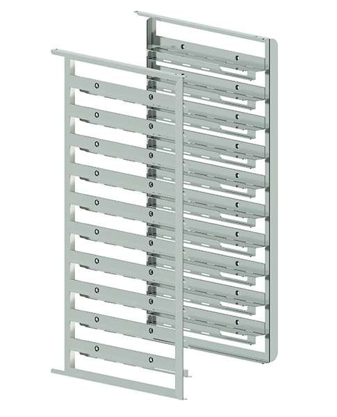 Kit de Suportes Laterais para 10 Tabuleiros GN1/1-600x400 mm