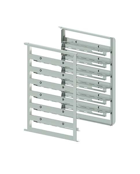 Kit de Suportes Laterais Bivalentes para 6 Tabuleiros GN 1/1