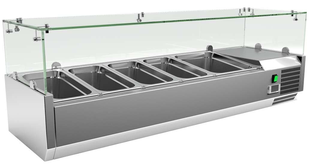 Vitrine Refrigerada Expositora de Balcão 140cm