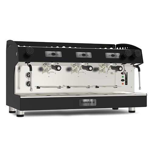 Máquina de Café Espresso Semi-Automática Profissional 3 Grupos
