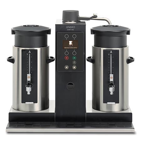 Máquina de Café de Filtro Profissional 30L com 2 Contentores