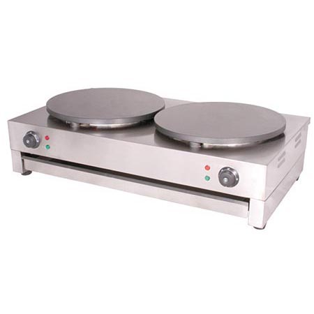 Máquina de Crepes Elétrica Dupla Ø 400 mm