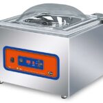 Máquina Seladora a Vácuo de Mesa Dupla Barra 450 mm