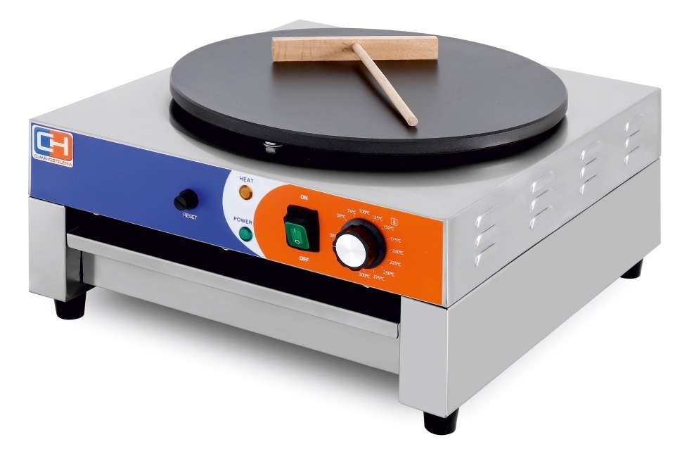 Máquina de Crepes Elétrica Profissional 3KW Ø40cm