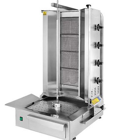 Grelhador de Kebab a Gás Profissional 12.8kW