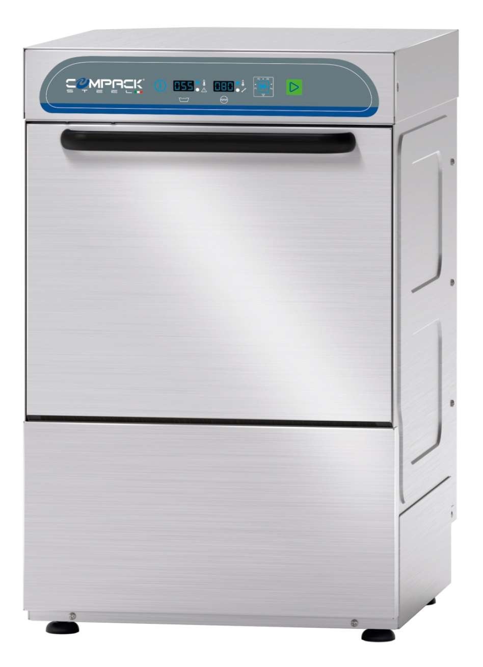 Máquina de Lavar Loiça Industrial Digital 40x40cm com Bomba de Esgoto