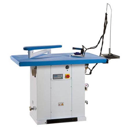 Ferro de Engomar Industrial c/ Aspirador e Caldeira, 1250x800 mm