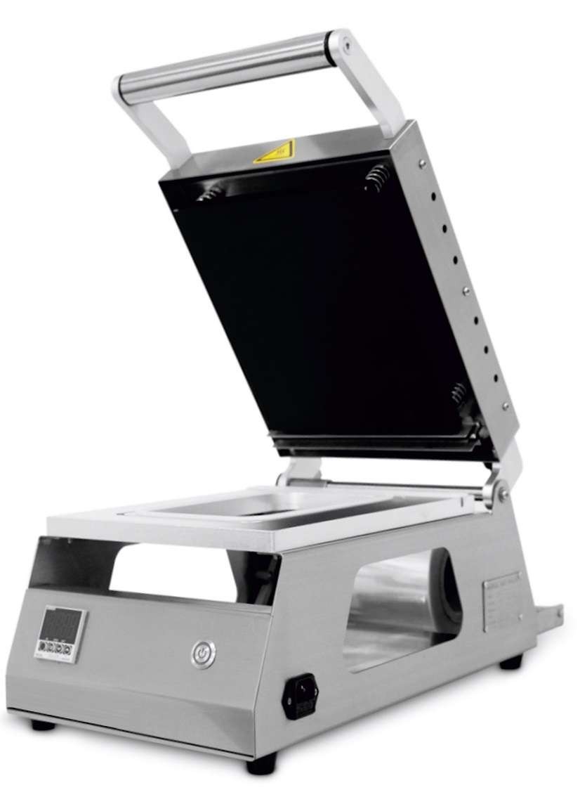 Máquina Seladora de Tabuleiros com Controlo Eletrónico