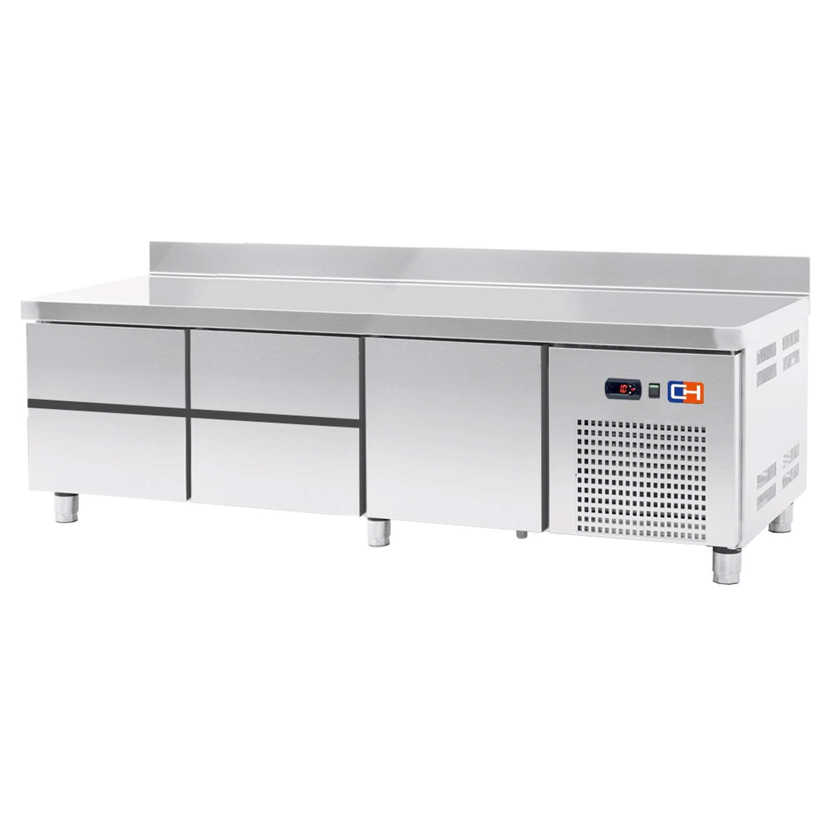 Mesa Refrigerada 4 Gavetas GN1/1-100 + 1 Gaveta GN1/1-300