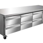 Mesa Baixa Refrigerada Linha 700 GN 1/1 com 6 Gavetas