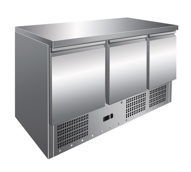 Mesa Refrigerada 3 Portas GN1/1 – 400 litros
