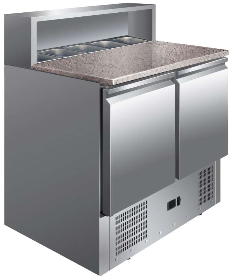 Mesa Refrigerada para Saladas com Tampo Granito GN1/1 900mm