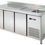 Bancada Refrigerada com Lava-loiça 2 Portas 600mm