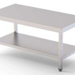 Mesa de Trabalho Inox C/ Prateleira 1500x700mm