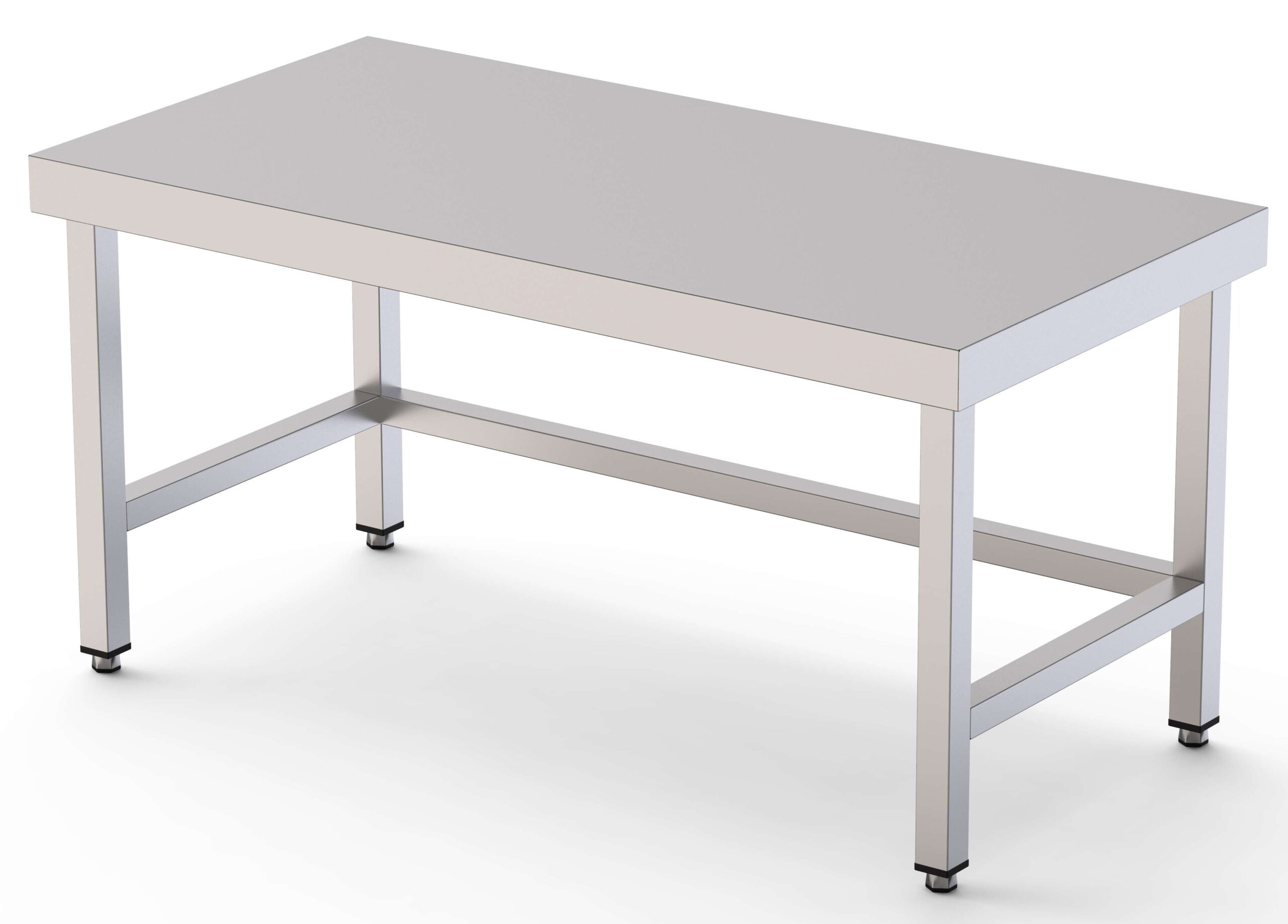 Mesa de Trabalho Central em Inox 1400x600x600 mm