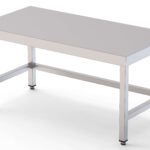 Mesa de Trabalho Inox Central Sem Prateleira 1900x600x600h
