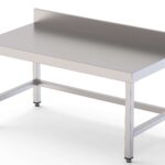 Mesa de Trabalho Mural em Inox 800x700x600h mm