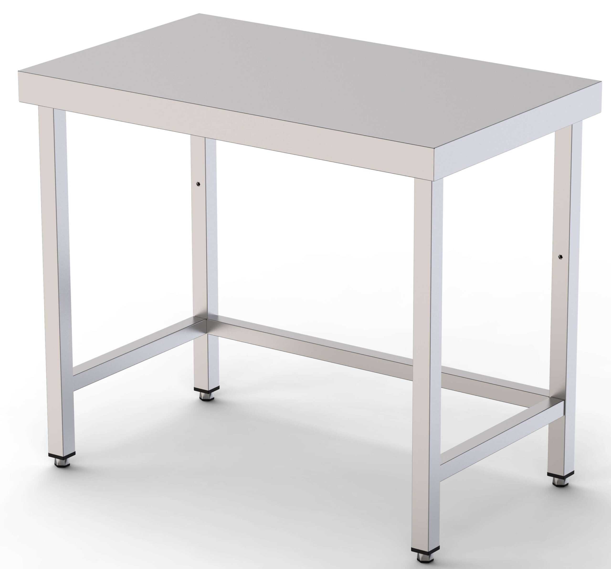 Mesa de Trabalho Central Inox 1000x600x850mm