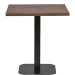 Mesa Interior Melamina Nogal Roma 70x70cm