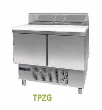 Mesa Refrigerada de Preparação com Tampo em Granito 100cm