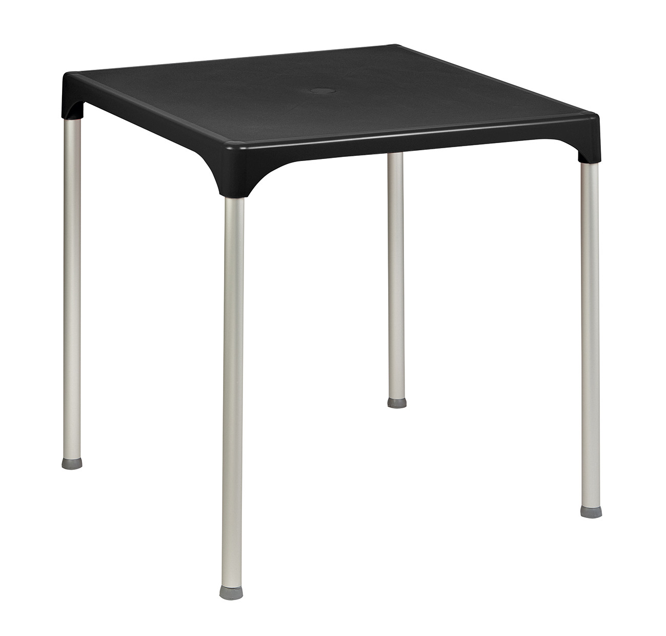 Mesa de Terraço Polipropileno e Alumínio 70x70 cm