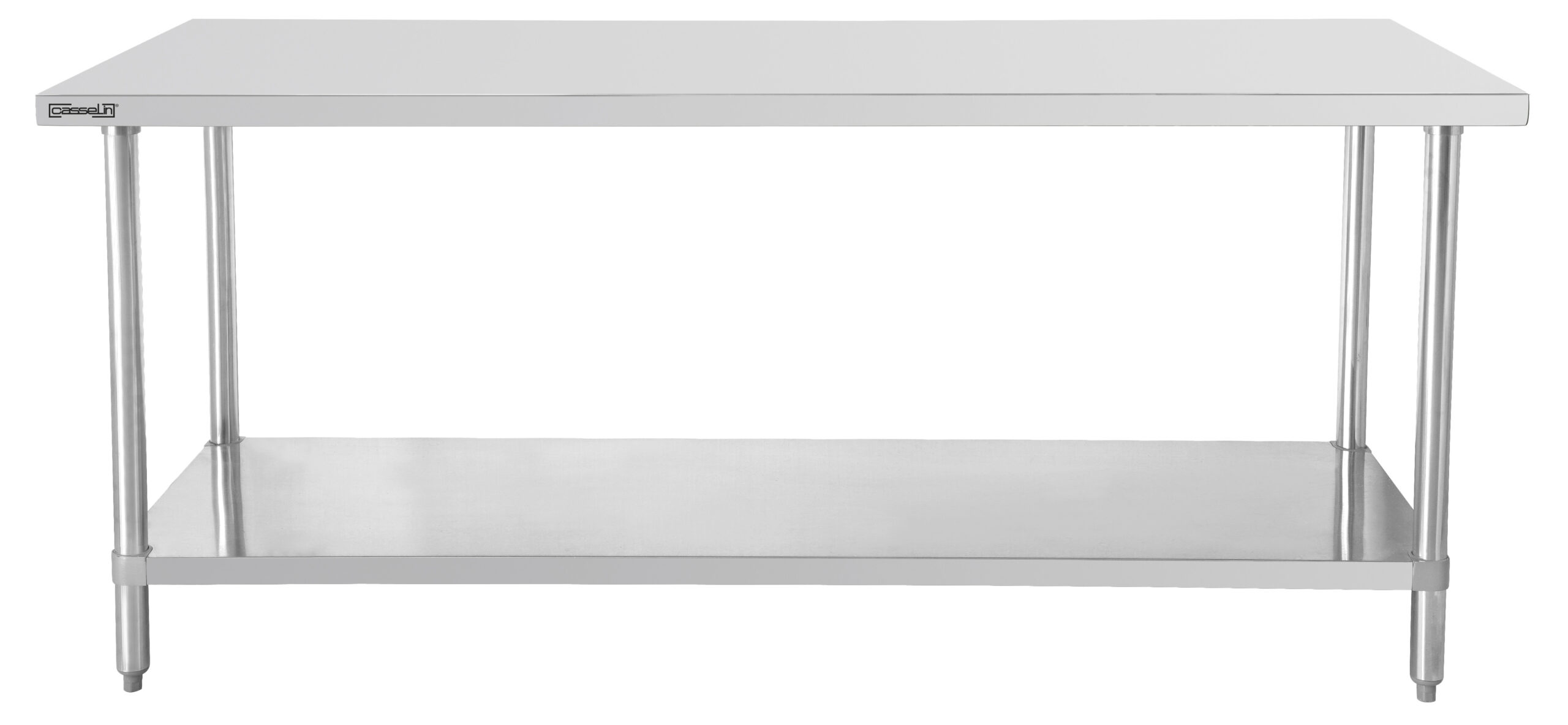Mesa de Trabalho Inox 1200x600 mm com Prateleira