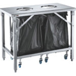 Mesa de Triagem de Resíduos em Inox 1000x600 mm