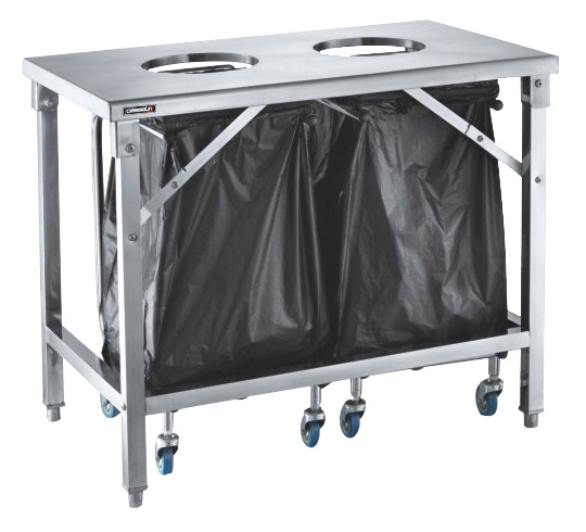 Mesa de Triagem de Resíduos em Inox 1000x600 mm