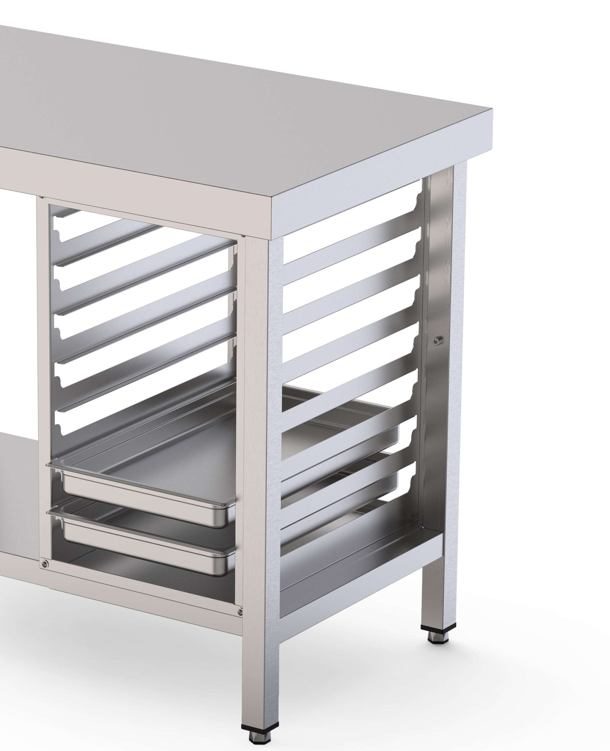 Módulo de Inox para 8 Tabuleiros 600x400 mm