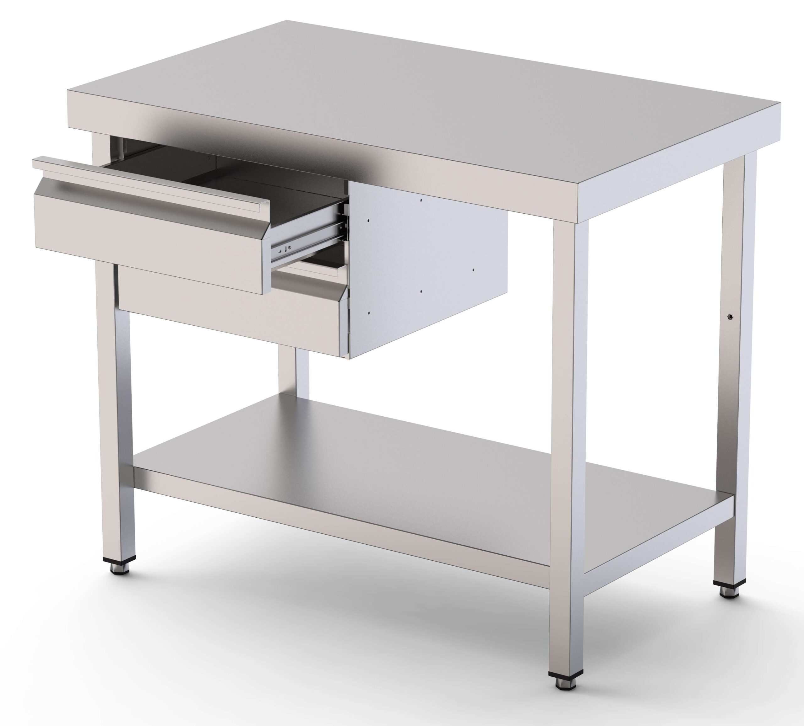 Módulo Neutro Inox com 1 Gaveta 460x450x150 mm