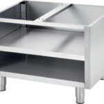 Móvel Base Aberta Inox Linha 600 - 400x565x600mm