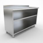 Móvel de Prateleiras Inox 1500x600x1050mm