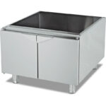 Módulo Neutro Inox com 2 Portas 800x570x565 mm Linha 600