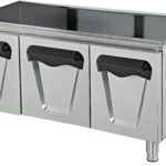 Módulo Neutro Inox 3 Portas Linha 900 1200x790x550 mm