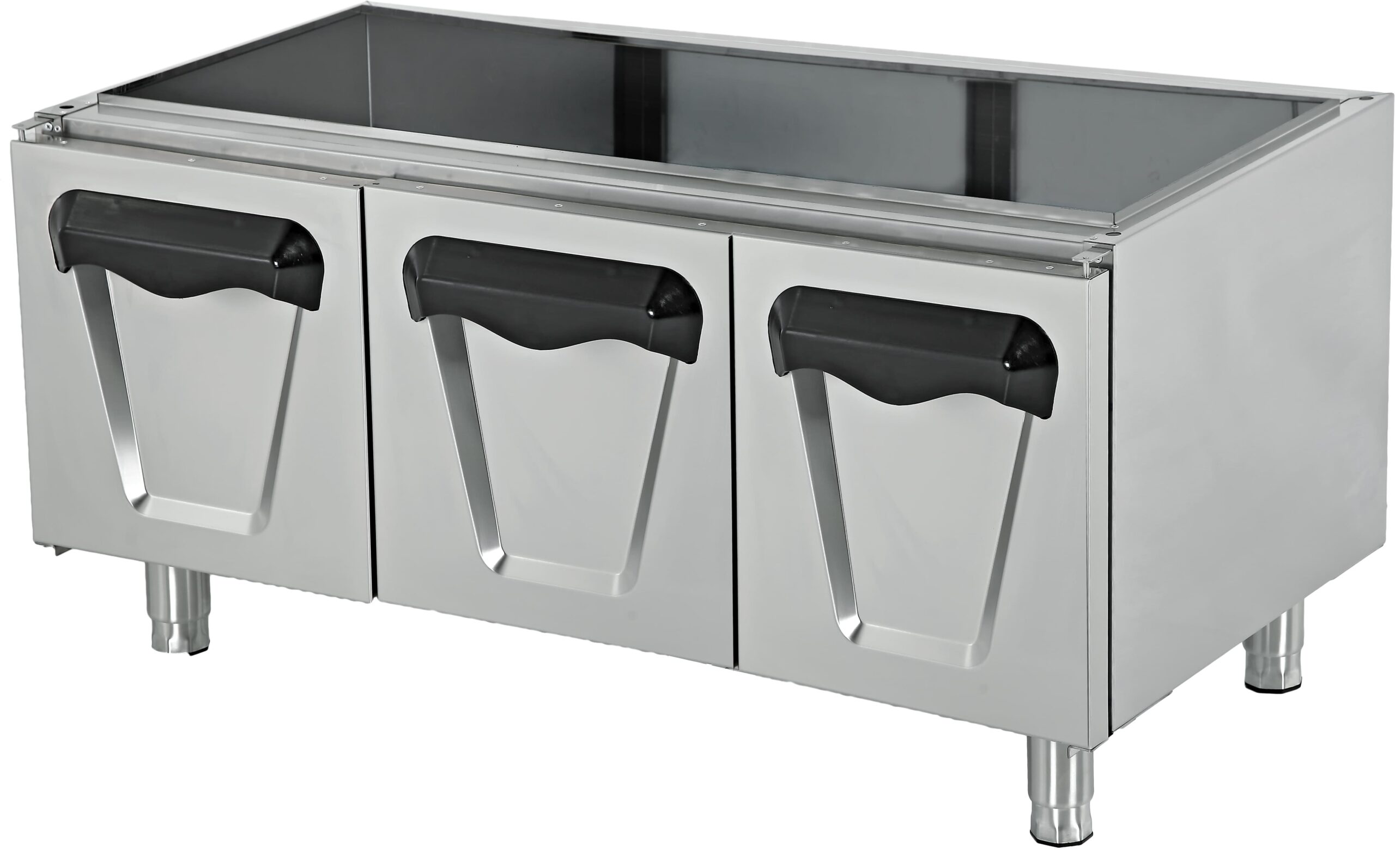 Módulo Neutro Inox 3 Portas Linha 900 1200x790x550 mm