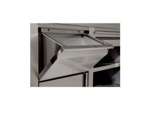 Móvel de Prateleiras Inox com Tolva para Café 1000x600 mm