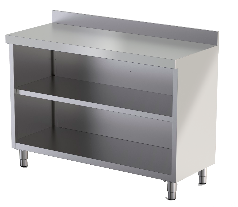 Móvel de Prateleiras Inox 1000x600mm