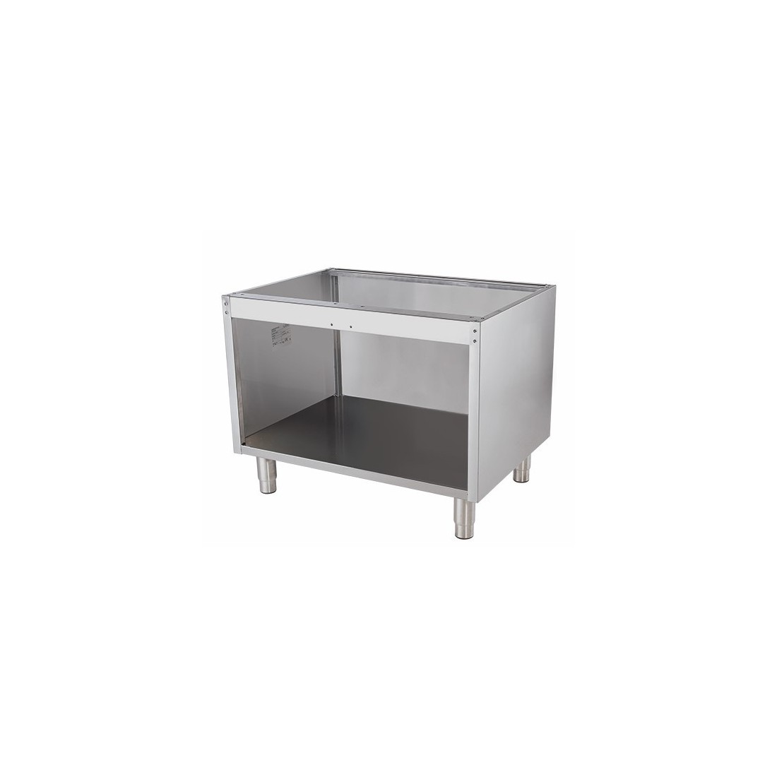 Armário Neutro Profissional Aberto Aço Inox 800x560x630mm