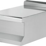 Módulo Neutro de Sobremesa Inox Linha 600 - 40x63,5x28,5 cm