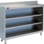 Móvel de Prateleiras Inox Ajustáveis 1500x600x1045 mm