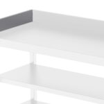 Peto de Aço Inoxidável Lateral Direito para Mesa Mural 600mm