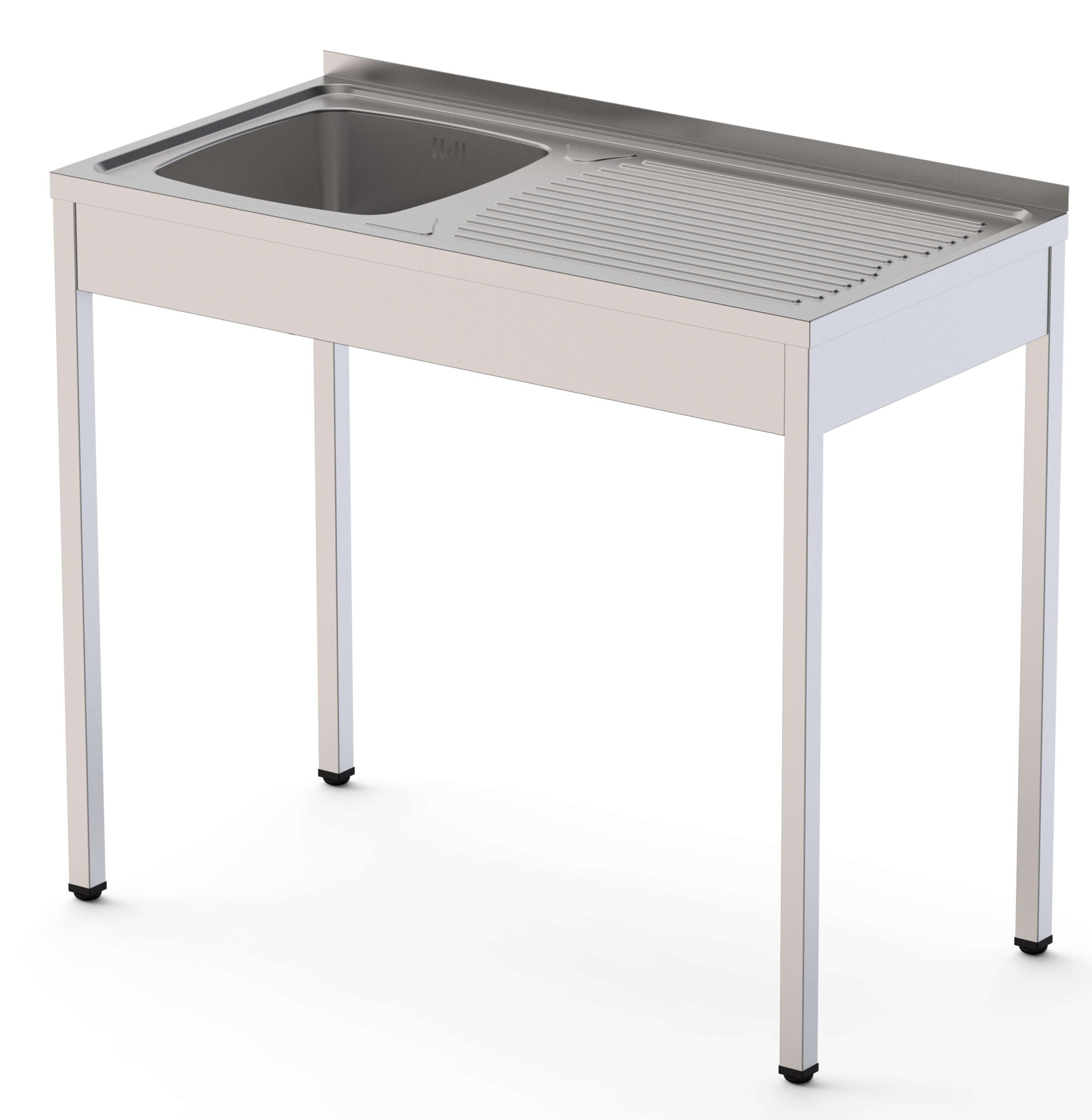 Lavadouro Industrial Inox com Cuba Esquerda 800x500mm