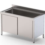 Lavadouro Industrial Inox 1 Cuba Profundo 1000x700x850mm
