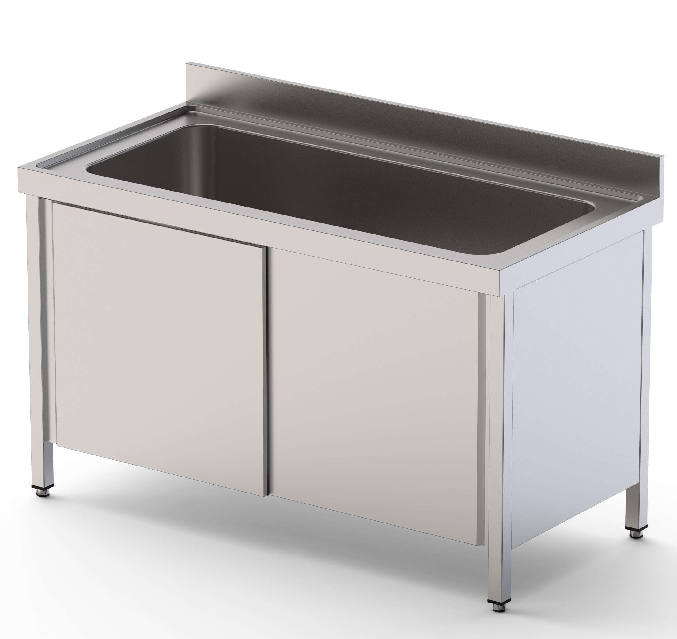 Lavadouro Industrial Inox 1 Cuba Profundo 1000x700x850mm