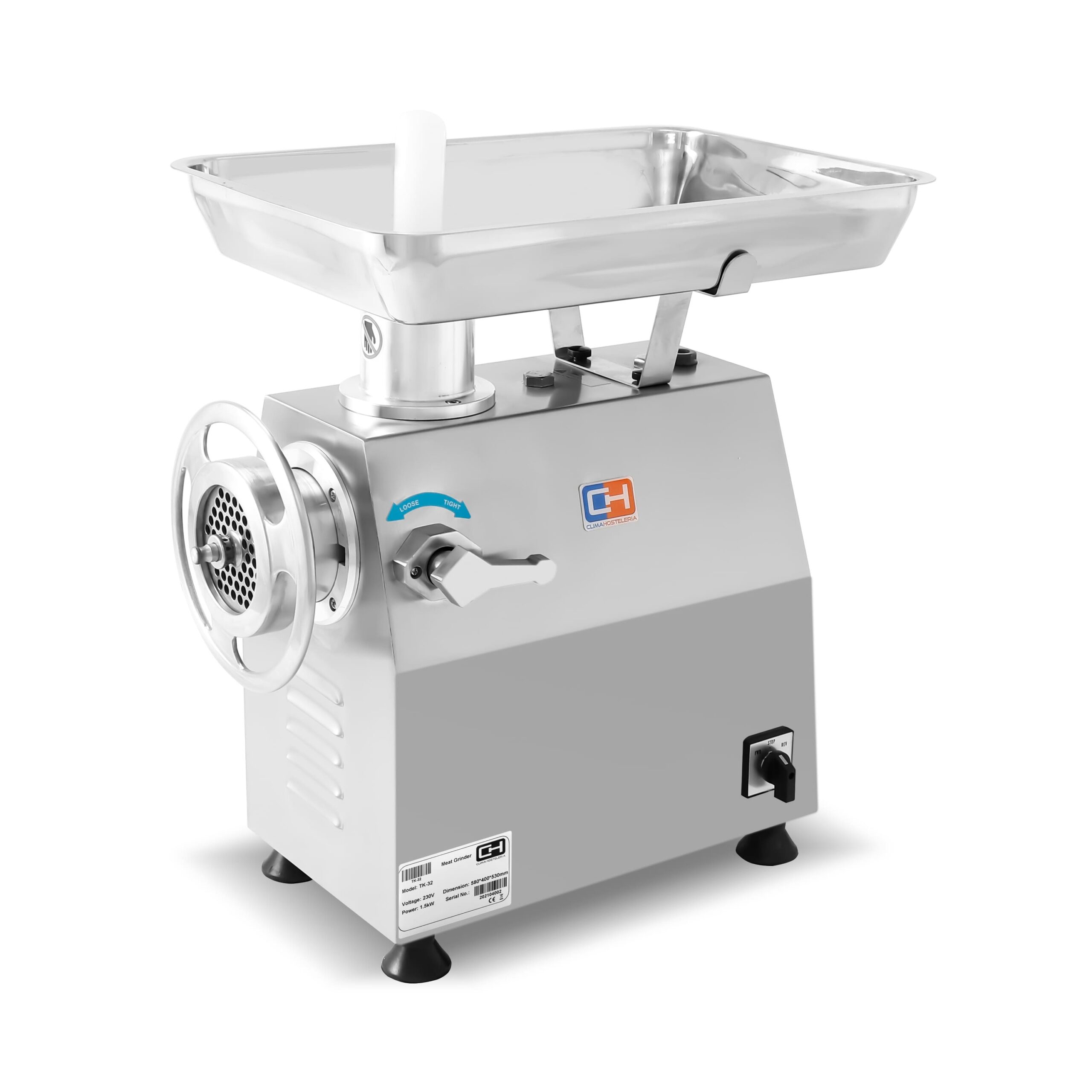Picadora de Carne Industrial Boca 32 | 250 Kg/h