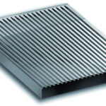 Chapa Grelhador Ranhurada Aço Inox AISI 430 Linha 700
